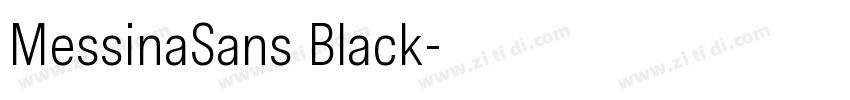 MessinaSans Black字体转换 MessinaSans Black字体转换